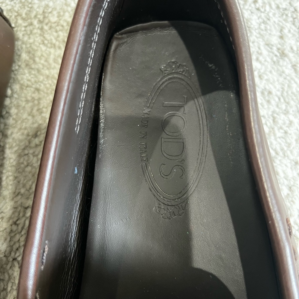 Brown Leather Men's Loafers - Picture 4 of 5